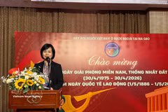 La consule générale du Vietnam à Hong Kong et à Macao (Chine), Le Duc Hanh. Photo: VNA