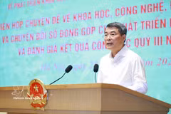 Le Premier ministre Lê Minh Hung préside une réunion thématique du Comité national de pilotage pour le développement des sciences, des technologies, de l’innovation et de la transformation numérique. Photo: VNA