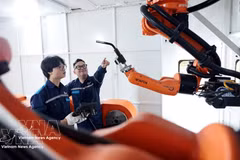 La Résolution n° 57-NQ/TW du Bureau politique a clairement défini les sciences et technologies, l’innovation et la transformation numérique comme des avancées stratégiques. Photo: VNA