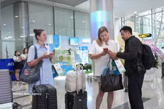L'aéroport de Lien Khuong a rouvert ses portes à la mi-août après plus de cinq mois de fermeture pour travaux. Photo: VNA