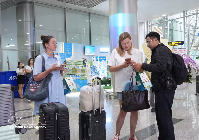 L'aéroport de Lien Khuong a rouvert ses portes à la mi-août après plus de cinq mois de fermeture pour travaux. Photo: VNA
