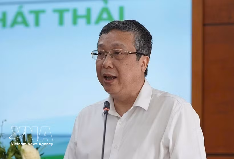 Hoang Trung, vice-ministre de l’Agriculture et de l'Environnement. Photo: VNA