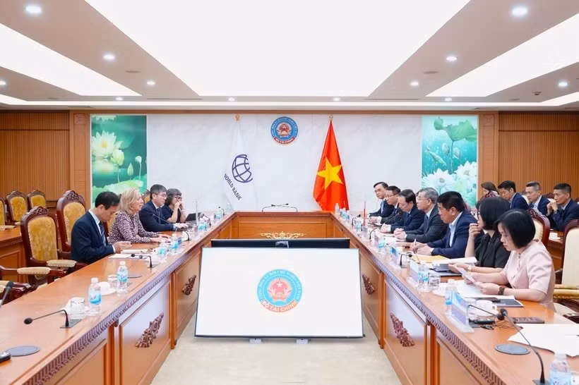 Séance de travail entre le ministère vietnamien des Finances et la Banque mondiale. Photo: Photo: portail électronique du ministère des Finances