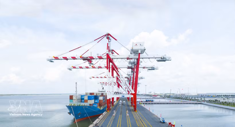 Port international de Long An, dans la province de Tay Ninh. Photo: VNA