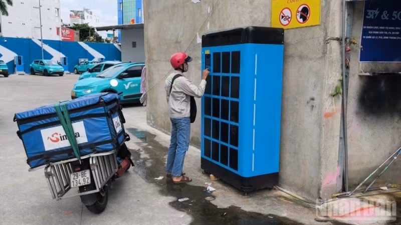À ce jour, les entreprises ont installé 411 bornes de recharge sur seulement 173 sites, un chiffre bien inférieur aux objectifs fixés. Photo: nhandan.vn