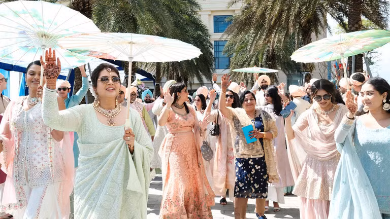 Le mariage d’un couple indien à Da Nang au début 2024 avec près de 500 invités. Photo : VNA