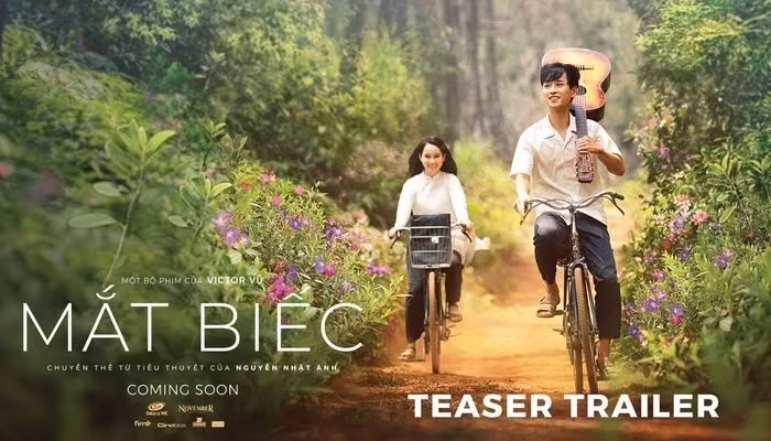 Poster du film "Mat biêc" (Les yeux rêveurs), une adaptation du roman du même nom, écrit par Nguyên Nhât Anh et publié en 1990. Photo: vietnamplus.vn
