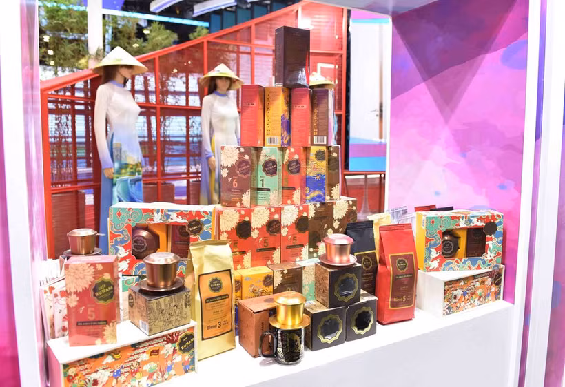 Un stand du Vietnam à la CAEXPO 2024, dans la ville de Nanning. Photo: VNA