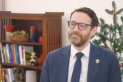 L'ambassadeur du Royaume-Uni au Vietnam, Iain Frew. Photo: VNA