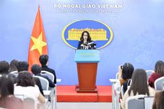 La porte-parole du ministère des Affaires étrangères, Pham Thu Hang. Photo: VNA