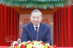 Le secrétaire général du Comité central du Parti communiste du Vietnam (PCV) et président du Vietnam, To Lam. Photo: VNA