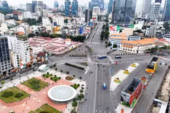 Une vue de Ho Chi Minh-Ville. Photo: VNA