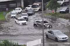 Inondations après de fortes pluies prolongées à Bangkok, en Thaïlande, le 26 septembre 2026. Photo : Xinhua/VNA