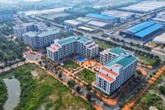 Projet de logements pour les travailleurs du parc industriel Dong Van 4, Photo: VNA