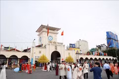 Marché Bên Thanh, Hô Chi Minh-Ville. Photo: VNA