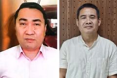 Le Trung Khoa (à gauche), Do Van Nga. Photo : bocongan.gov.vn
