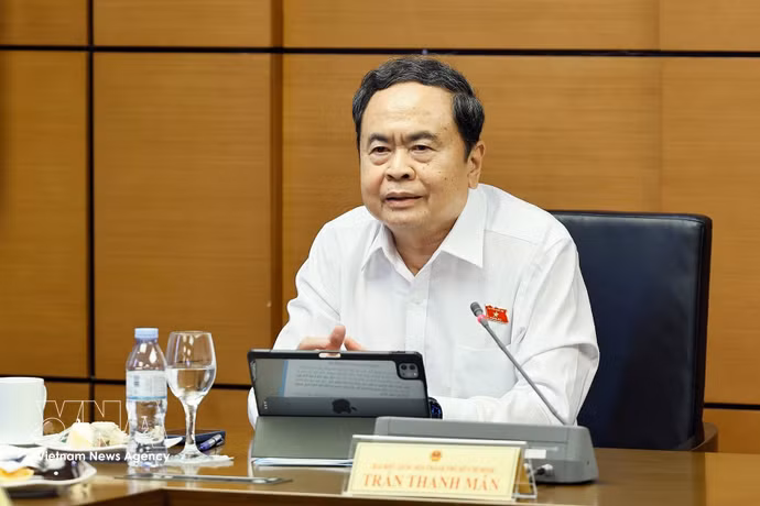 Le président de l'Assemblée nationale, Tran Thanh Man. Photo: VNA